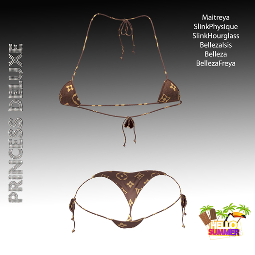 :.P.D. Bikini Eve Marrom Brown