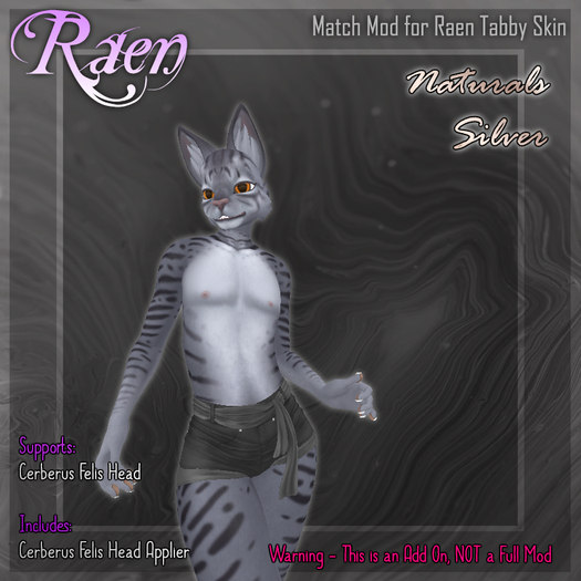 Raen -Match Mod- Felis Kit - Tabby (Silver) [bag]