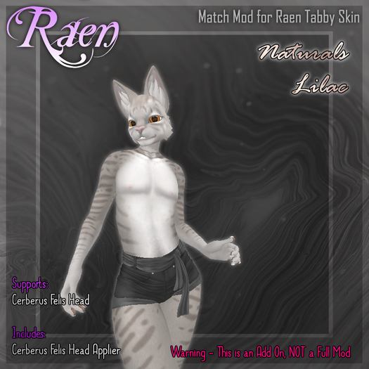 Raen -Match Mod- Felis Kit - Tabby (Silver) [bag]