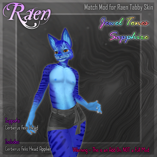 Raen -Match Mod- Felis Kit - Tabby (Sapphire) [bag]