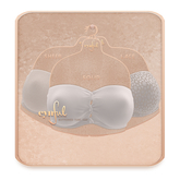 Cynful Buttoned Tube Top - White [Maitreya Lara, Belleza Freya, Slink (HG), Legacy, (+Perky)