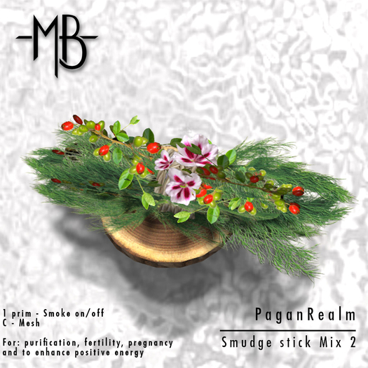 -MB- BOX PAGANREALM - Ritual Smudge stick - mix 2