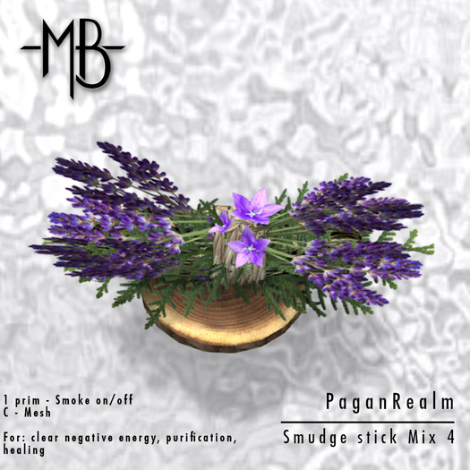 -MB- BOX PAGANREALM - Ritual Smudge stick - mix 4