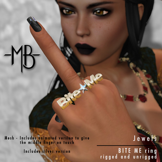 -MB- BOX JEWELS - BITE ME ring