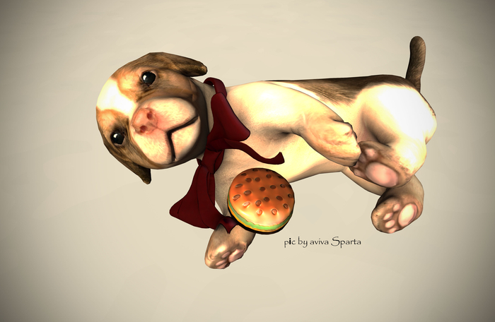 O.M.E.N - Waiting for Santa Paws - Hicuppy Beagle RARE