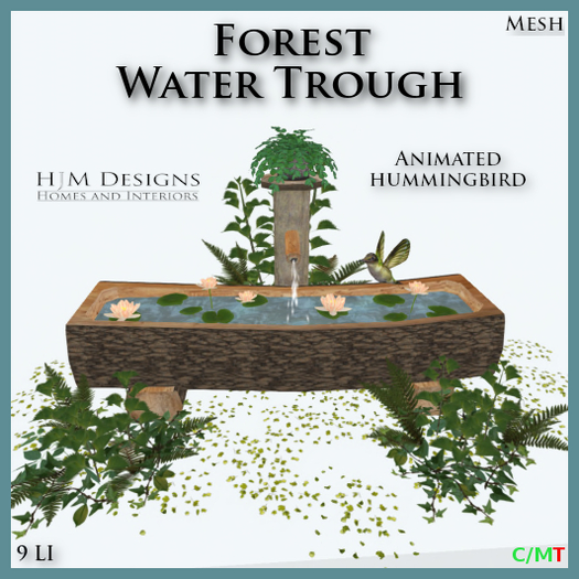Forest Water Trough