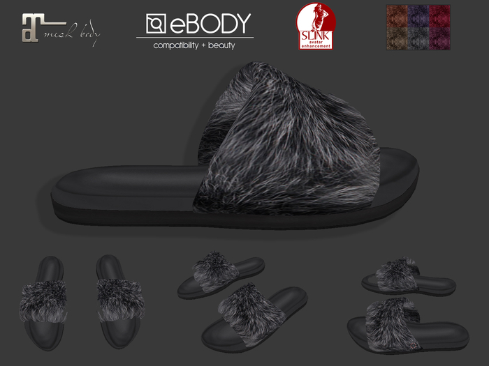 FULL PERM Fur Flip-flops + DAE FILES