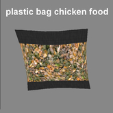 plastic bag chicken food