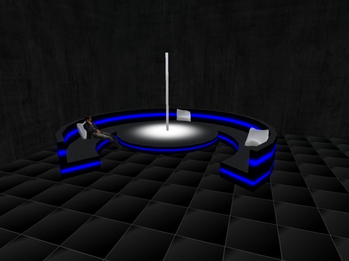 Club Couch DarkBlue (Mody , Trans)