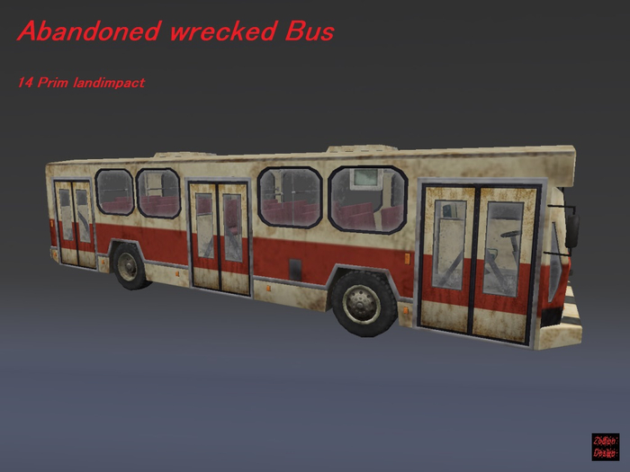 Abandoned Wrecked Bus
