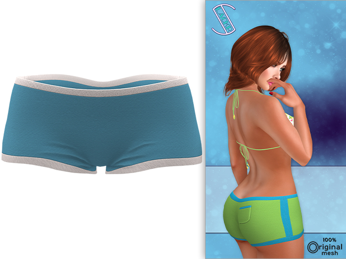 -Slackr :: Sarah Shorts {Blue}