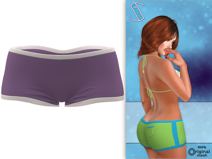 -Slackr :: Sarah Shorts {Purple}