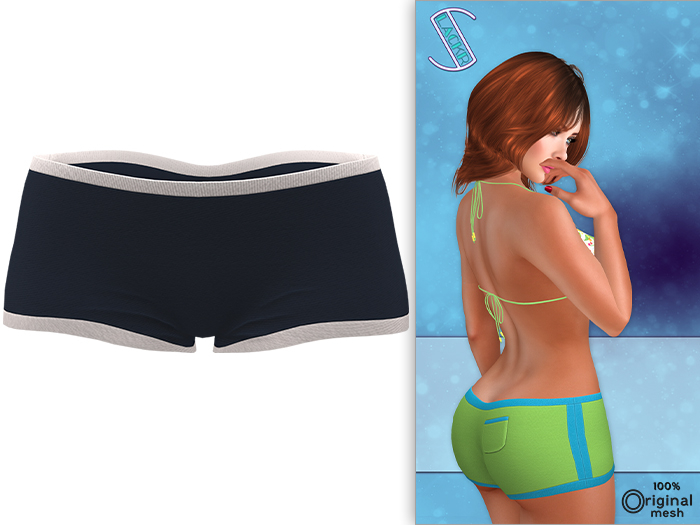 -Slackr :: Sarah Shorts {Navy}
