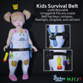[Jester Inc.] Kids Survival Belt! - Add to Unpack