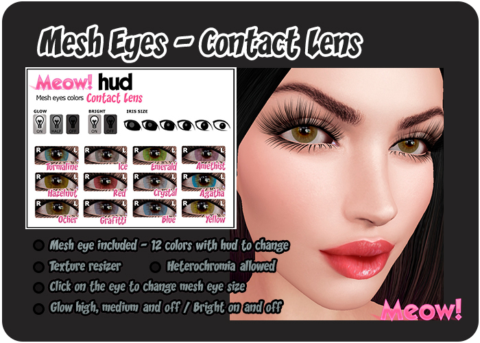{Meow!} FullPack Mesh Eyes - ContactLens