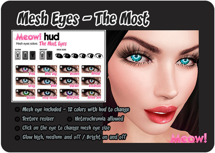 {Meow!} FullPack Mesh Eyes - The Most