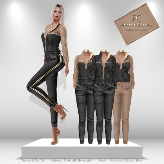 Finale Couture Tracksuit - Tan(Boxed)