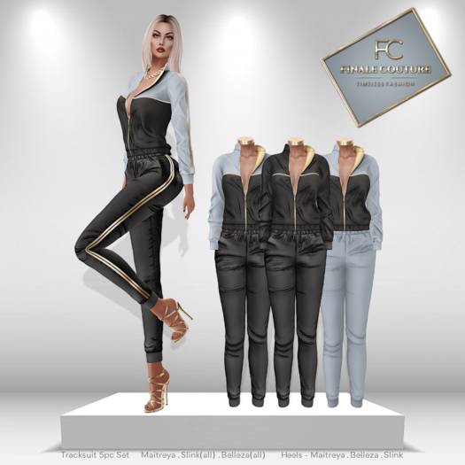 Finale Couture Tracksuit - Sky(Boxed)