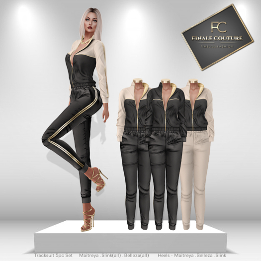 Finale Couture Tracksuit - Bone(Boxed)