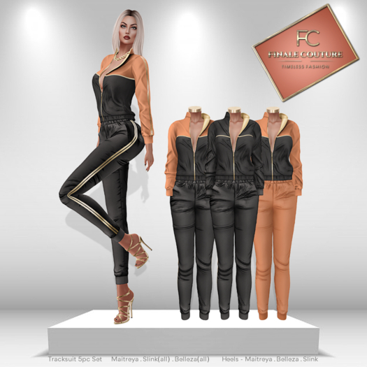 Finale Couture Tracksuit - Apricot(Boxed)