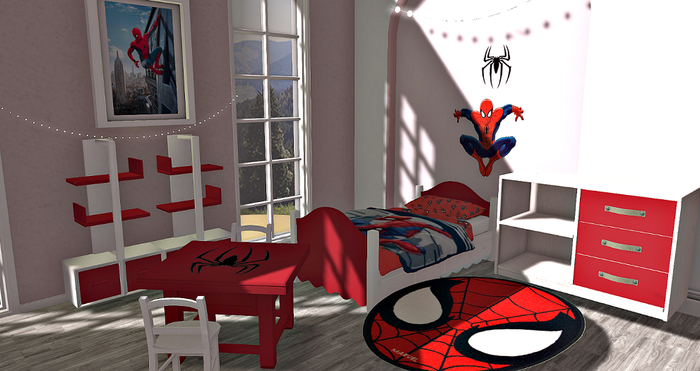 Spiderman bedroom set