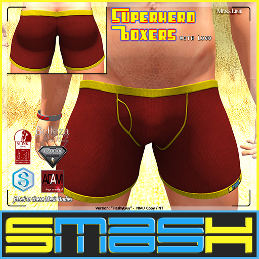 SMASH - Superhero Boxers:FlashyGuy (BAG)