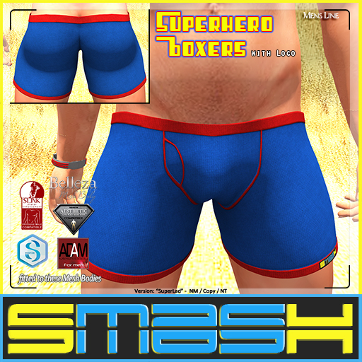 SMASH - Superhero Boxers:SuperLad (BAG)