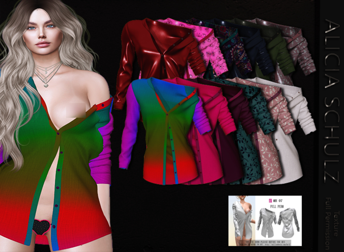 [Alicia Schulz] Texture for [MH]Full Perm 07 SET FP