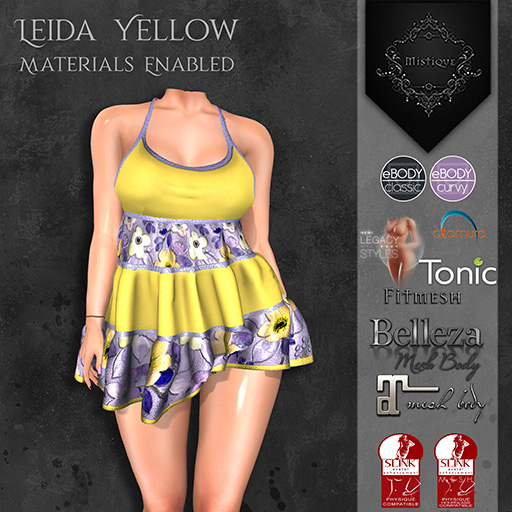 **Mistique** Leida Yellow{wear me and click to unpack)