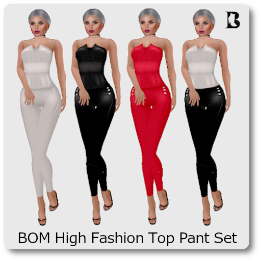 BOM Outfitters High Fashion Top & Pants Set