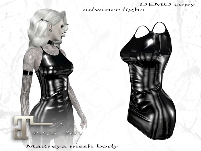 .:AB:. Black Latex Dress