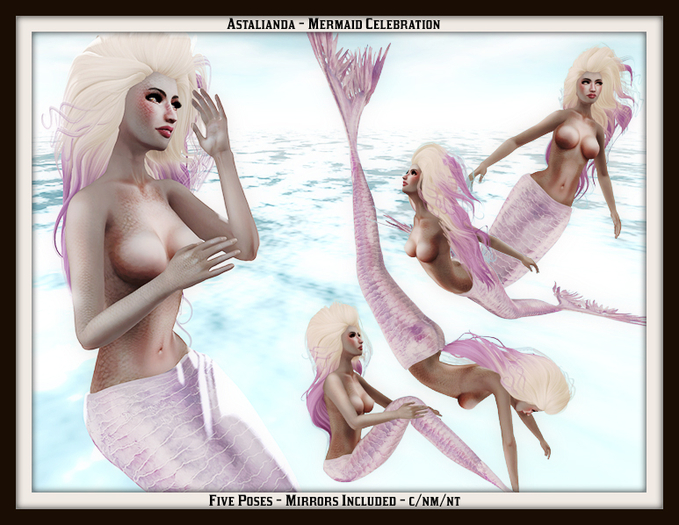 Astalianda - Mermaid Celebration Pose Set