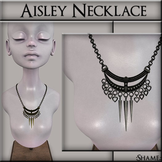 :Shame.: Aisley Necklace~ Fatpack (Wear to Open)