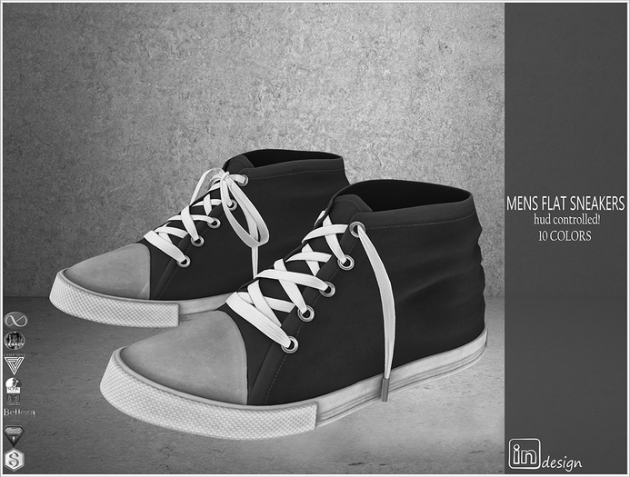 IN Design Men's  Sneakers 10 Colors.DEMO.
