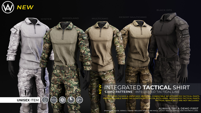 [WAZ] Integrated Tactical Shirt (Fatpack) BOXED [Add/Rezz]