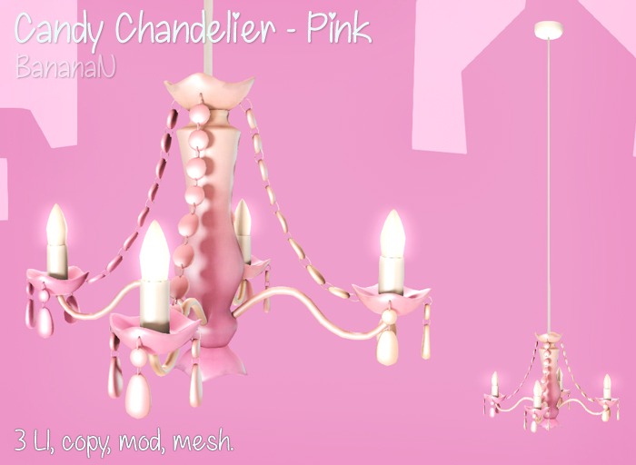 Candy Chandelier - Pink (boxed)