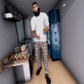 >IC< Blueberry Plaid Pants