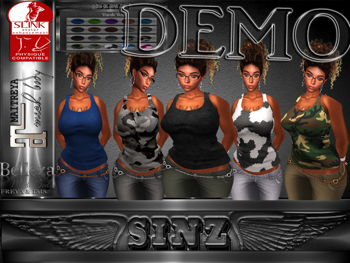 ~SINZ~DEMO Tank Top Pack