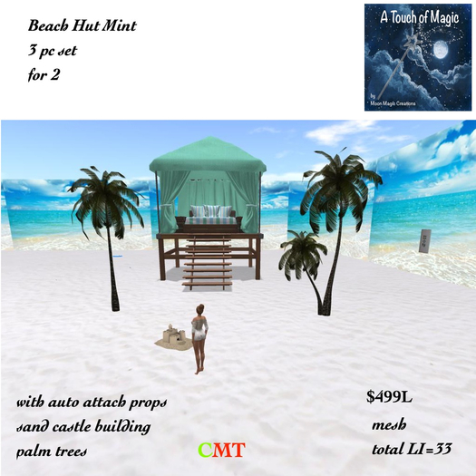 Mint Hut set for two-Box