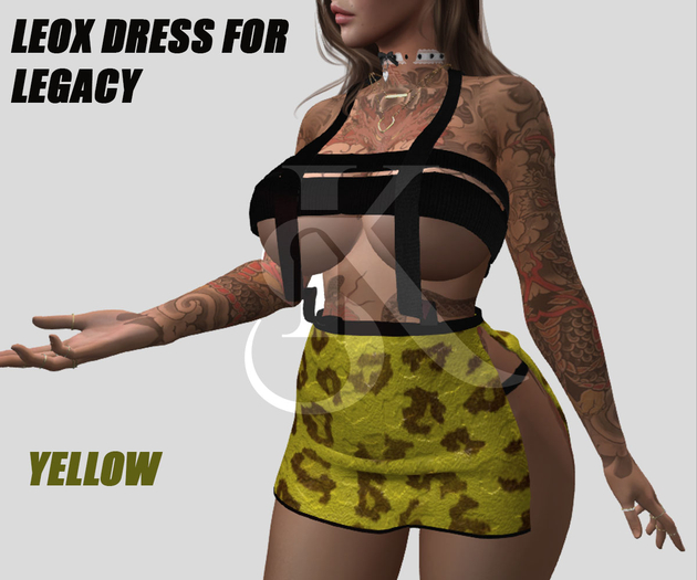 K&S-LeoX dress for legacy Yellow
