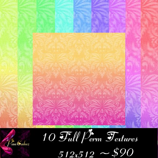 *PCz* Floral Gradient Textures