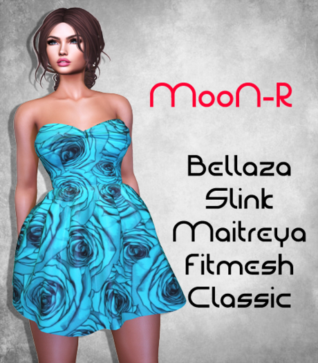 MooN-R Ophelia Dress Aqua
