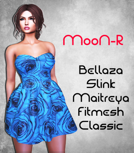 MooN-R Ophelia Dress Blue