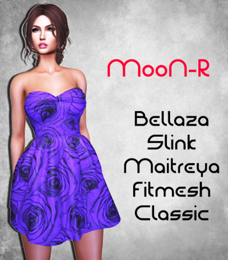 MooN-R Ophelia Dress Purple