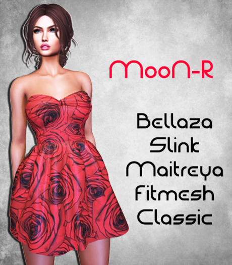 MooN-R Ophelia Dress Red