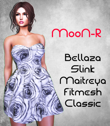 MooN-R Ophelia Dress White