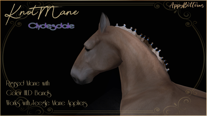:AppyBottoms: TeeglePet - KnotMane- Clydesdale