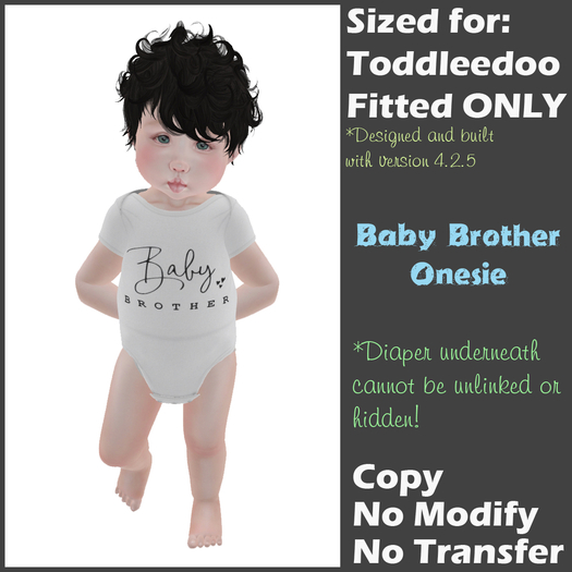 [Back to Basics] Baby brother Onesie (Boxed - Rez)