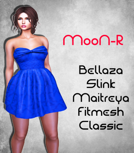 MooN-R Rainbow Dress Lacivert
