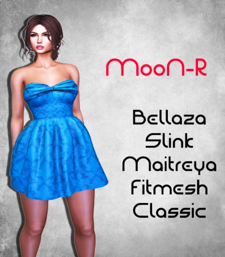 MooN-R Rainbow Dress Marine